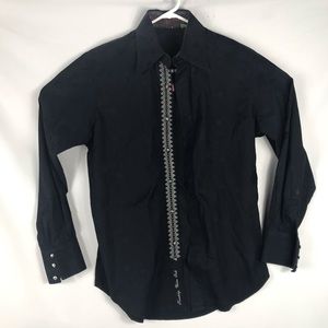 Robert graham black men’s shirt